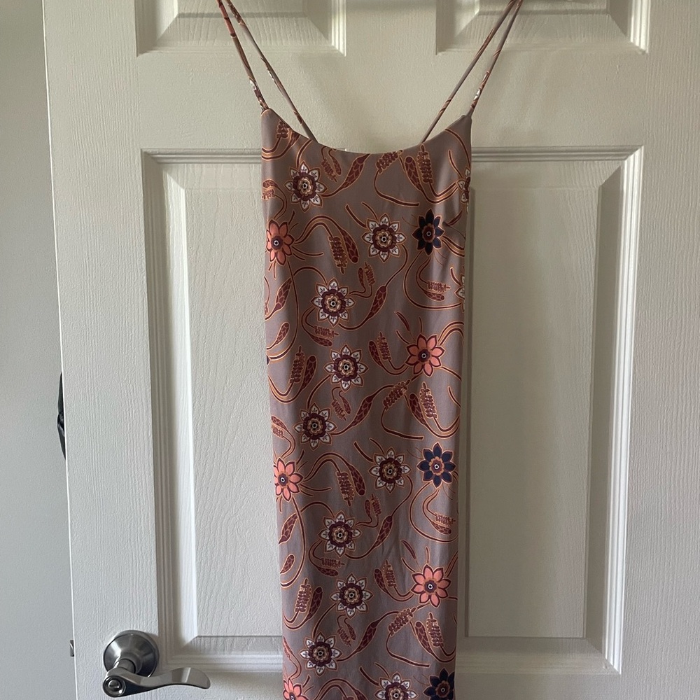 Floral Spaghetti Strap Dress